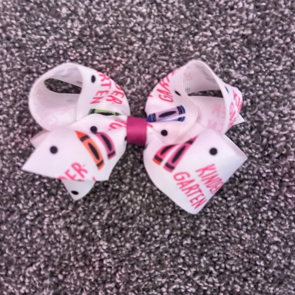 Kindergarten bow used once